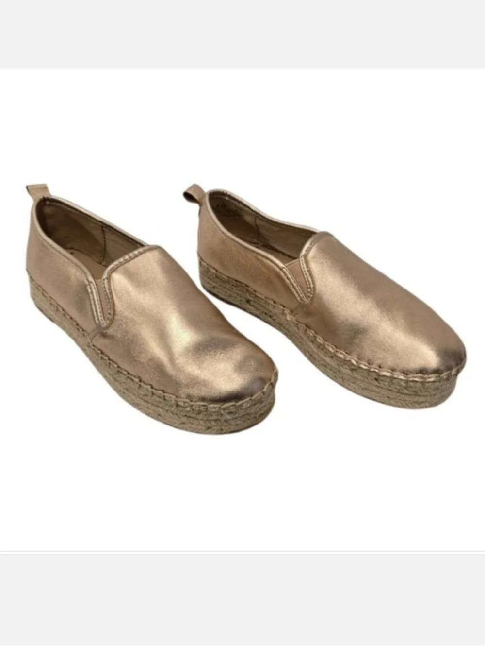 Sam Edelman Carrin Espadrilles in Metallic Rose